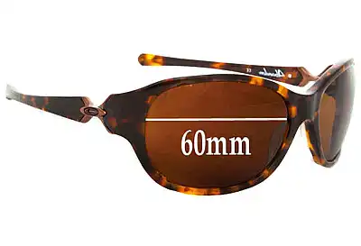 Oakley Abandon Replacement Lenses 60mm wide 