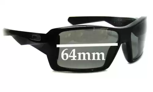 Sunglass Fix Lentes de Repuesto para Oakley Eye Patch - 64mm Wide 