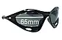 Sunglass Fix Lentes de Repuesto para Oakley Racing Jacket Vented - 65mm Wide 