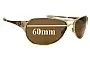 Sunglass Fix Verres de Remplacement pour Oakley Restless OO4038 - 60mm Wide 
