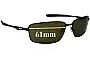 Sunglass Fix Ersatzgläser für Oakley Splinter OO4037 - 61mm Wide 