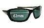 Sunglass Fix Replacement Lenses for Oakley Tangent - 62mm Wide 