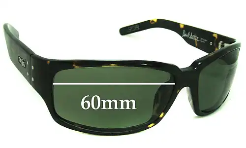Sunglass Fix Replacement Lenses for Otis Dark Horse - 60mm Wide Sunglass Fix Replacement Lenses for Otis Dark Horse - 60mm Wide