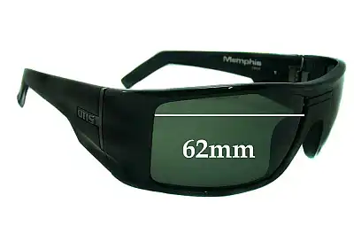 Otis Memphis Replacement Lenses 62mm wide 