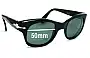 Sunglass Fix Replacement Lenses for Persol Ratti 6201 - 50mm Wide 