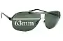 Sunglass Fix Replacement Lenses for Police S8292 - 64mm Wide 