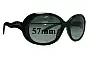 Sunglass Fix Ersatzgläser für Prada SPR08L - 57mm Wide 