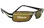 Sunglass Fix Ersatzgläser für Prada SPR50H - 58mm Wide 