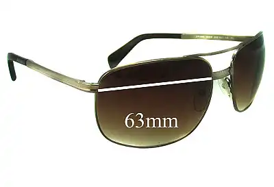 Prada SPR60M & PR60MS Ersatzgläser 63mm wide 