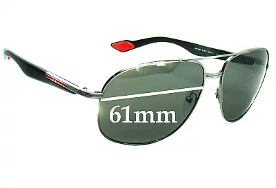 Prada SPS50M Replacement Lenses 61mm wide 