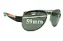 Sunglass Fix Ersatzgläser für Prada SPS51L & PS51LS - 59mm Wide 