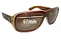 Sunglass Fix Replacement Lenses for Quiksilver Little Italy - 57mm Wide 