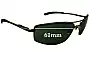 Sunglass Fix Ersatzgläser für R.M. Williams PA708 - 61mm Wide 