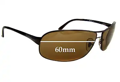 Ray-Ban RB3343 Replacement Lenses 60mm wide 