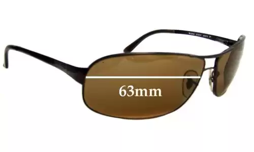 Ray-Ban RB3343 Sidestreet Replacement Lenses 63mm wide 