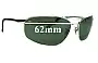 Sunglass Fix Replacement Lenses for Ray-Ban RB3360 - 62mm Wide 