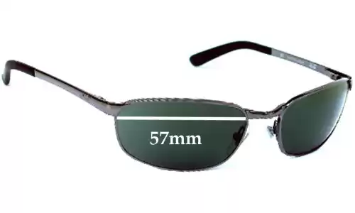 Ray Ban RB3175 Replacement Lenses 57mm wide 