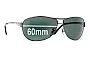 Sunglass Fix Lentes de Repuesto para Ray-Ban RB3342 Warrior - 60mm Wide 