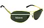 Sunglass Fix Replacement Lenses for Ray-Ban RB3387 - 64mm Wide 