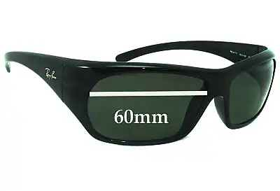 Ray-Ban RB4111 Replacement Lenses 60mm wide 