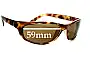 Sunglass Fix Replacement Lenses for Ray-Ban RB4115 - 59mm Wide 