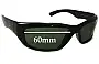 Sunglass Fix Lentes de Repuesto para Ray-Ban RB4160 - 60mm Wide 