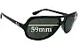 Sunglass Fix Replacement Lenses for Ray-Ban RB4162 - 59mm Wide 