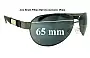 Sunglass Fix Replacement Lenses for Ray-Ban RB5313 Aviator - 65mm Wide 