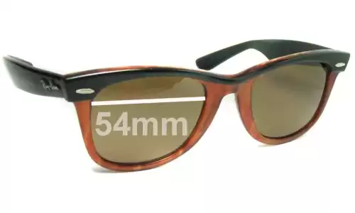Ray-Ban B&L Wayfarer USA Lentes de Repuesto 54mm wide 