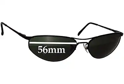 Ray-Ban RB3131 Replacement Lenses 56mm wide 