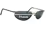 Sunglass Fix Ersatzgläser für Ray-Ban RB3131 - 59mm Wide 