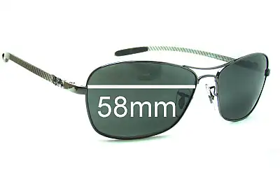 Ray-Ban RB8302 Tech Ersatzgläser 58mm wide 