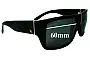 Sunglass Fix Replacement Lenses for Rip Curl Raglan - 60mm Wide 