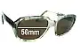 Sunglass Fix Lentes de Repuesto para Rodenstock John - 56mm Wide 