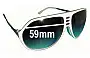 Sunglass Fix Replacement Lenses for Sabre Crue - 59mm Wide 