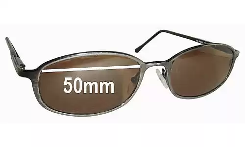 Sunglass Fix Lentilles de Remplacement pour Serengeti Unknown Model - 50mm Wide 