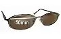 Sunglass Fix Lentilles de Remplacement pour Serengeti Unknown Model - 50mm Wide 