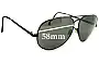 Sunglass Fix Replacement Lenses for Spotters Aviator - 58mm Wide 