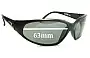 Sunglass Fix Replacement Lenses for Stop Stop No 1 - 63mm Wide 
