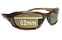 Sunglass Fix Replacement Lenses for Ugly Fish P6558 - 62mm Wide 