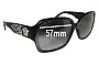 Sunglass Fix Lentes de Repuesto para Versace MOD 4204-B - 57mm Wide 