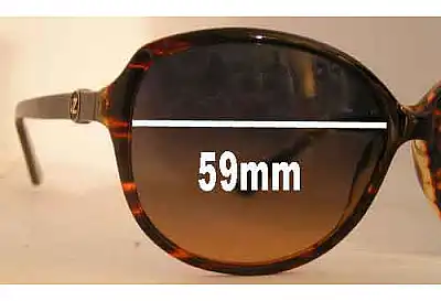Von Zipper Jezebel Replacement Lenses 59mm wide 