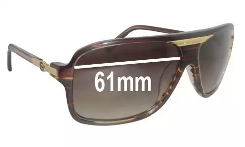 Sunglass Fix Replacement Lenses for Von Zipper Stache - 61mm Wide 