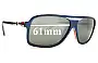 Sunglass Fix Replacement Lenses for Von Zipper Stache Newer - 61mm Wide 