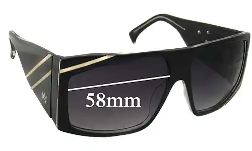 Sunglass Fix Replacement Lenses for AM Eyewear Karlsbro - 58mm Wide Sunglass Fix Replacement Lenses for AM Eyewear Karlsbro - 58mm Wide