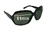 Sunglass Fix Replacement Lenses for Calvin Klein CK3075S - 61mm Wide 