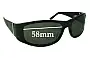 Sunglass Fix Replacement Lenses for Dirty Dog Nipper - 58mm Wide 