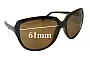 Sunglass Fix Replacement Lenses for Dolce & Gabbana DG8069 - 61mm Wide 