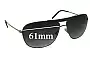 Sunglass Fix Replacement Lenses for Giorgio Armani GA 886/S - 61mm Wide 