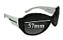 Sunglass Fix Lentes de Repuesto para Hello Kitty HK6104 - 57mm Wide 